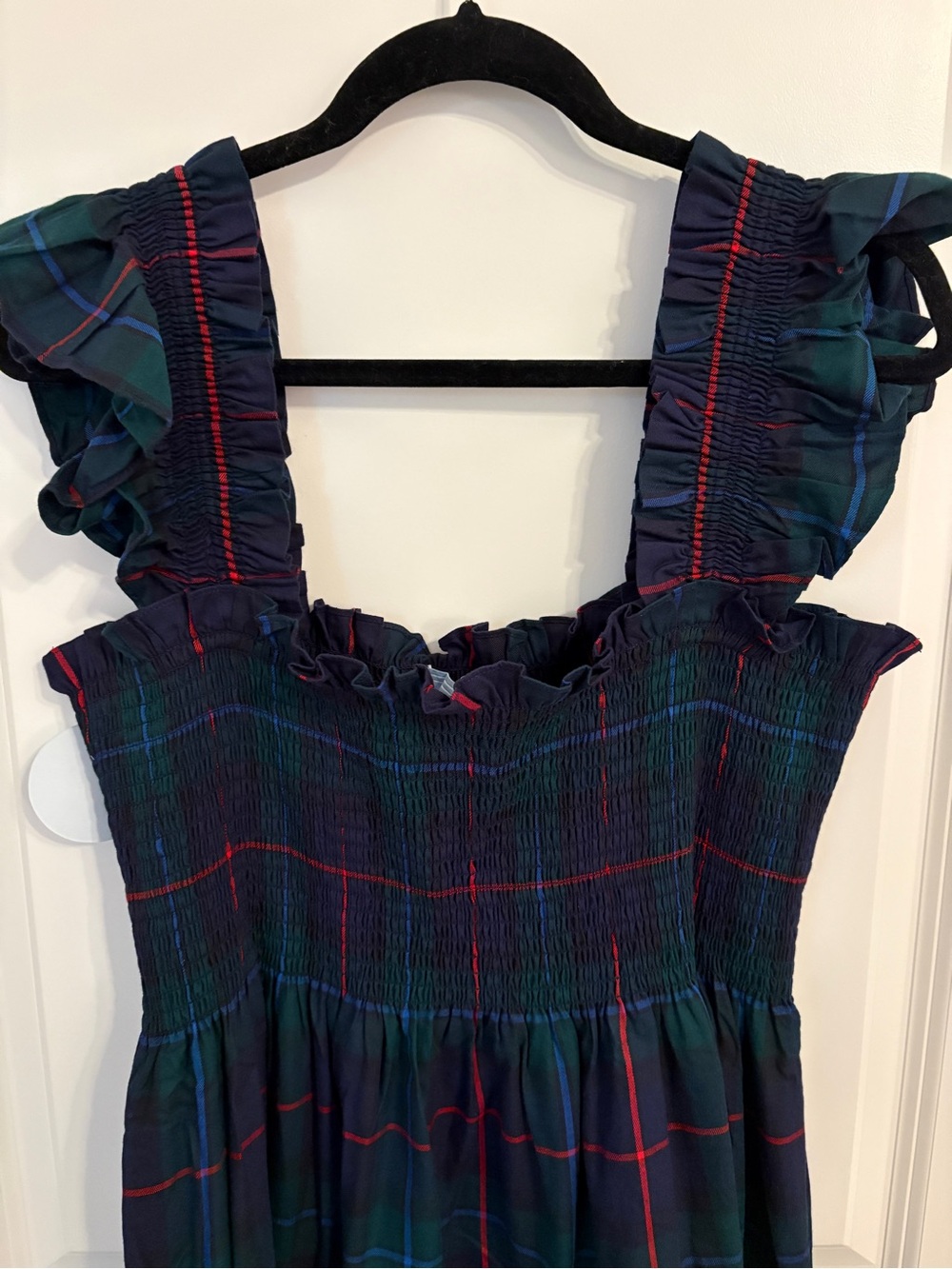 Hill House Home Ellie Nap Dress Midnight Tartan XXL NWT - Picture 3 of 7
